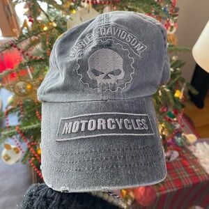 Harley-Davidson Black and Gray Cap